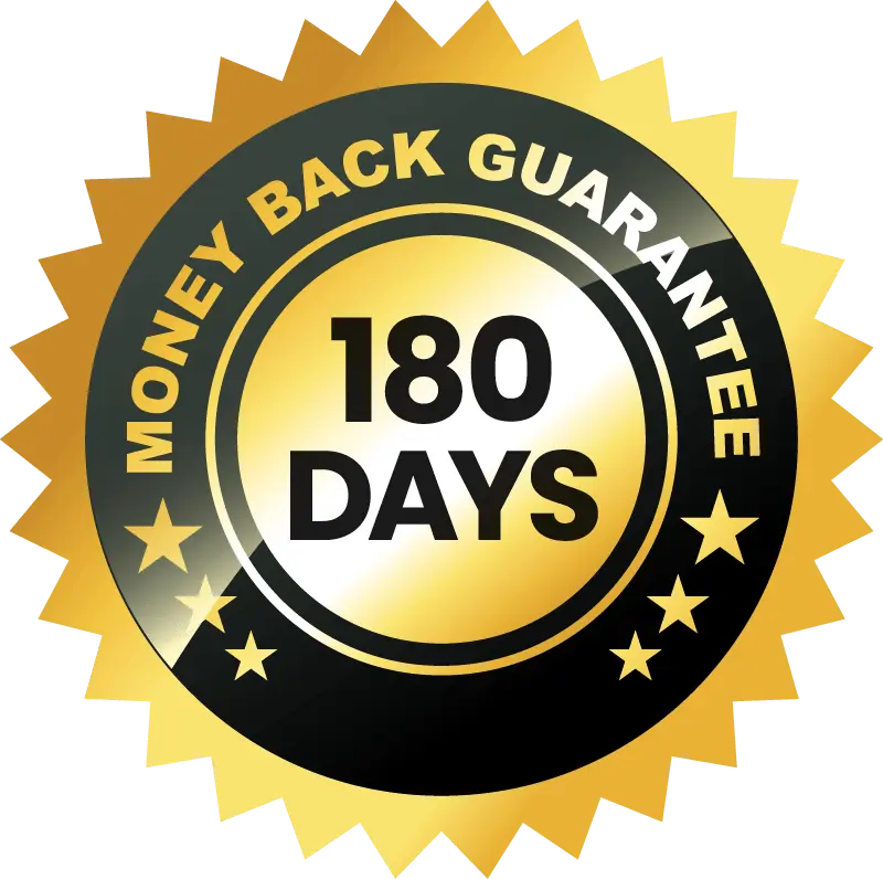 NeuroSurge 180-day money-back guarantee